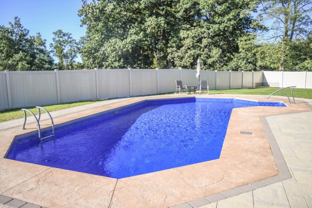 custom inground pool installed by Cypress Pools